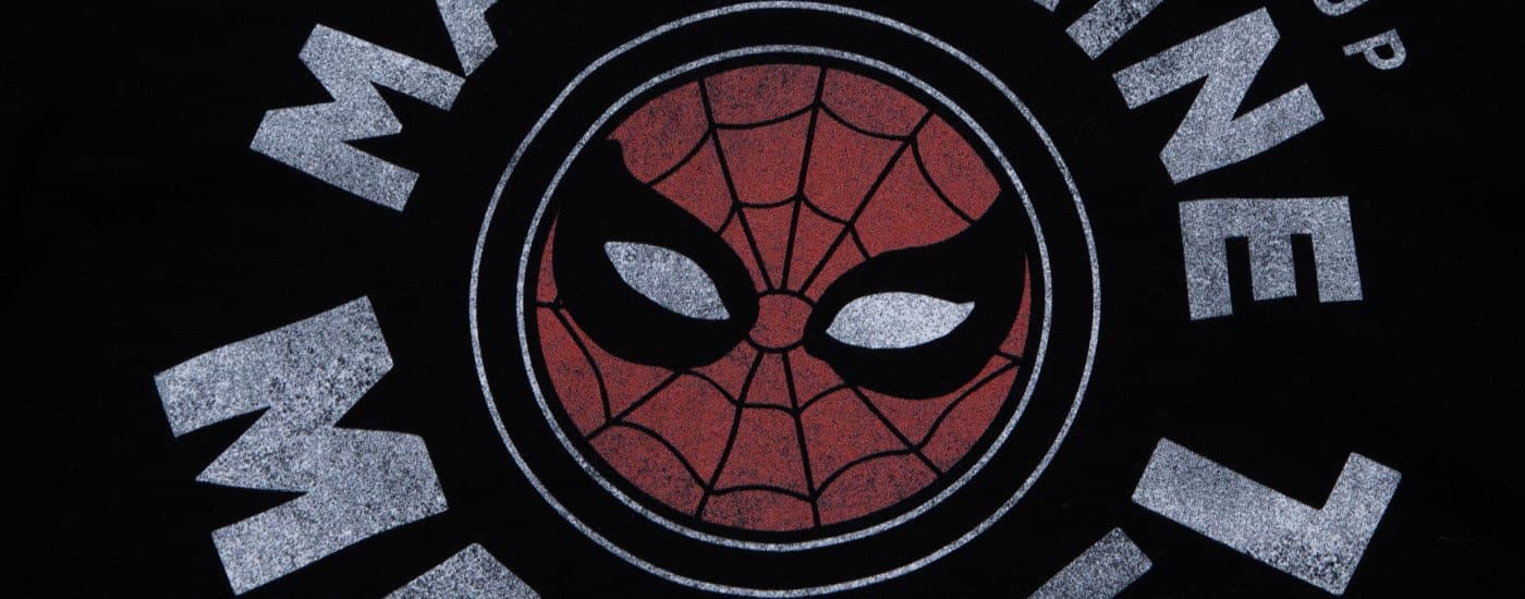 MARVEL COMICS VINTAGE SPIDEY BLACK LONG SLEEVE