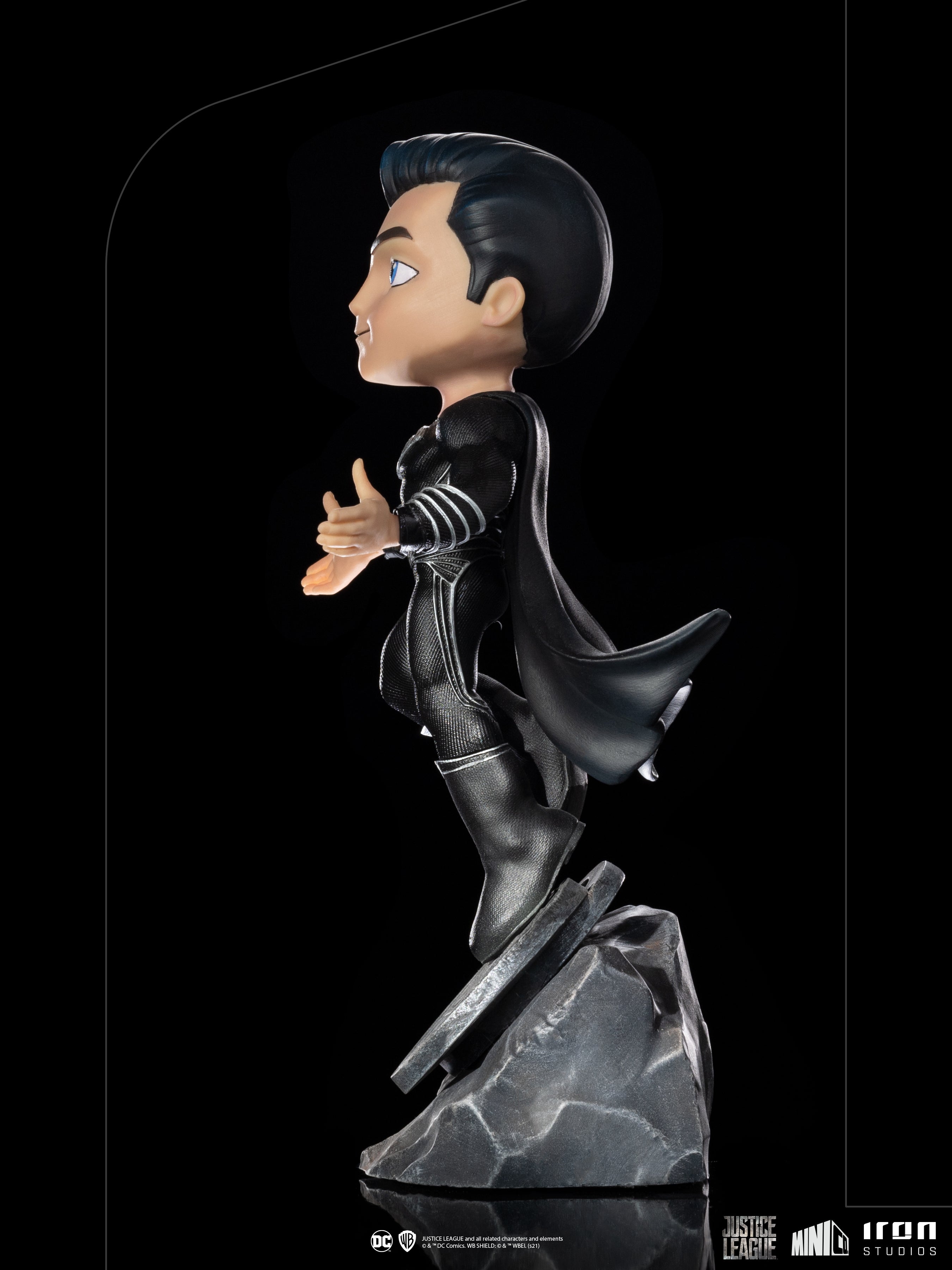 Statue Superman Black - Zack Snyder`s Justice League - MiniCo - Iron Studios