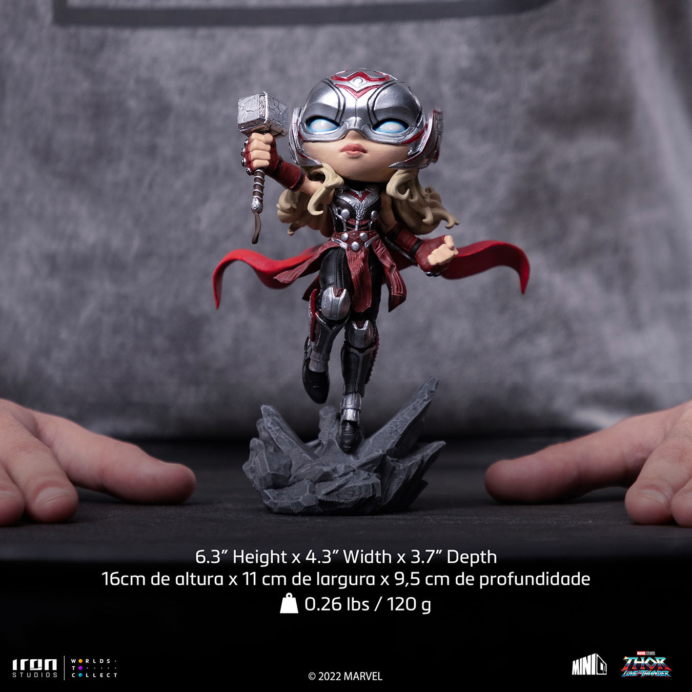 Statue Mighty Thor Jane Foster - Thor Love and Thunder - MiniCo - Iron Studios