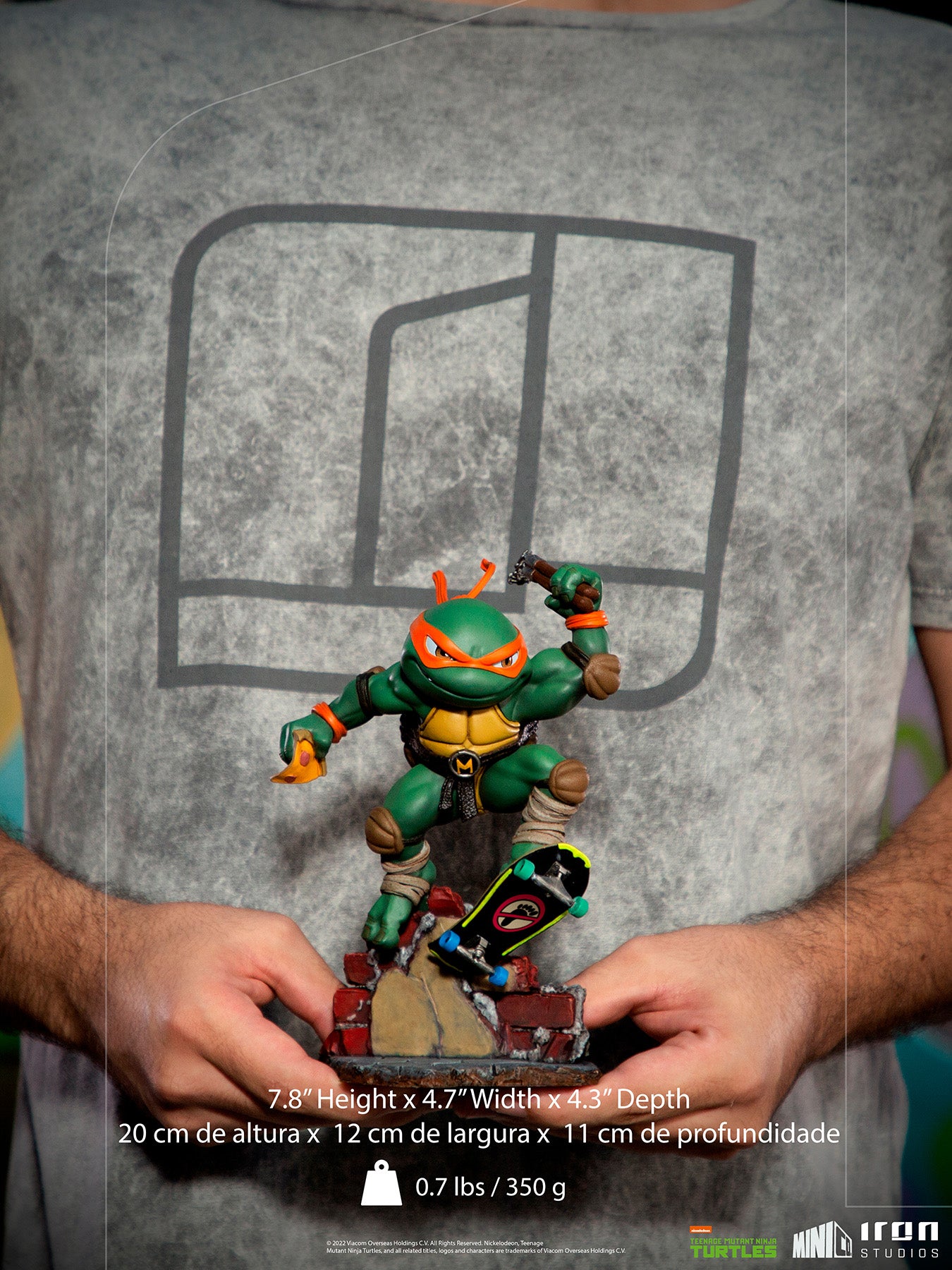 Statue Michelangelo - TMNT - MiniCo - Iron Studios