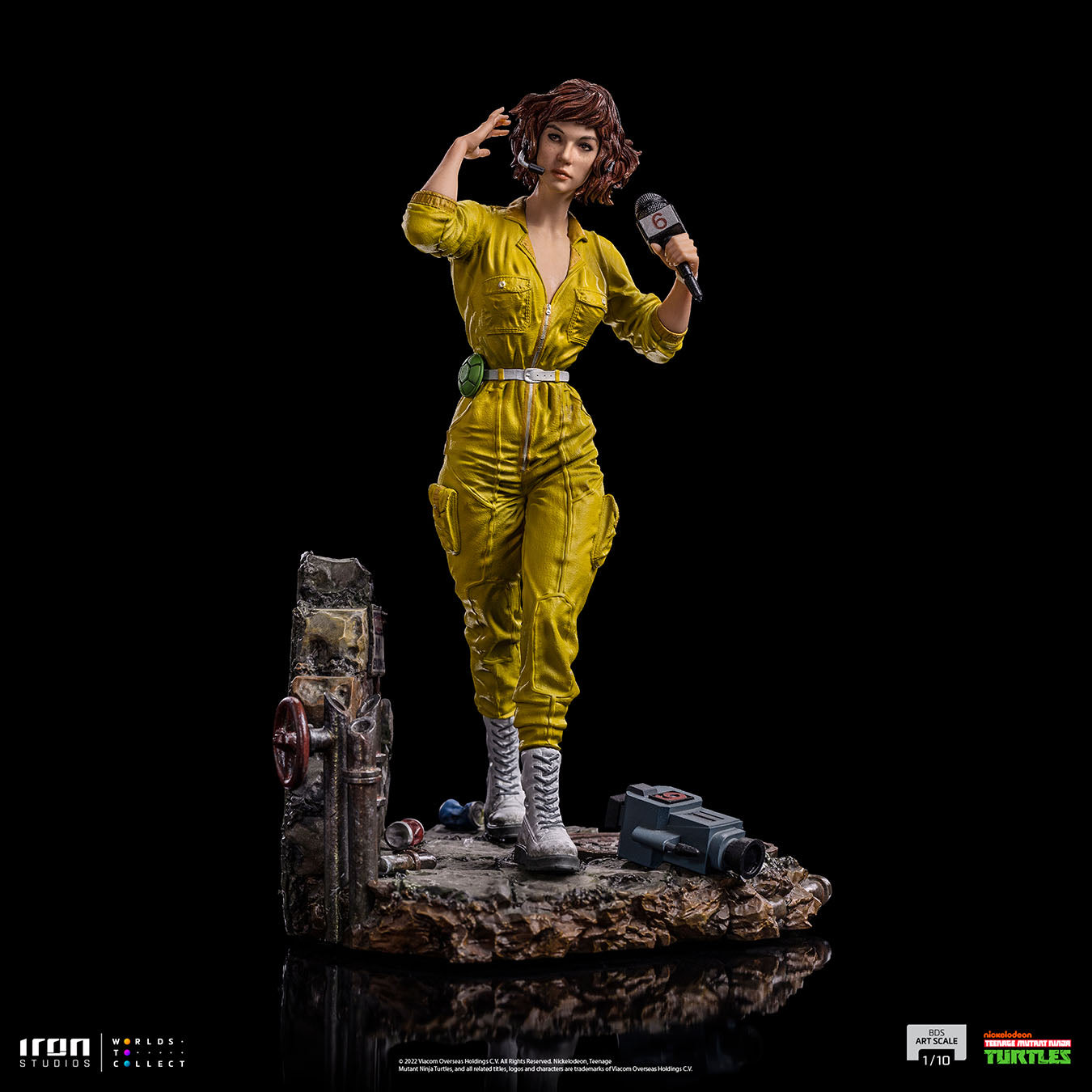 Statue April O`Neil - TMNT - BDS Art Scale 1/10 - Iron Studios