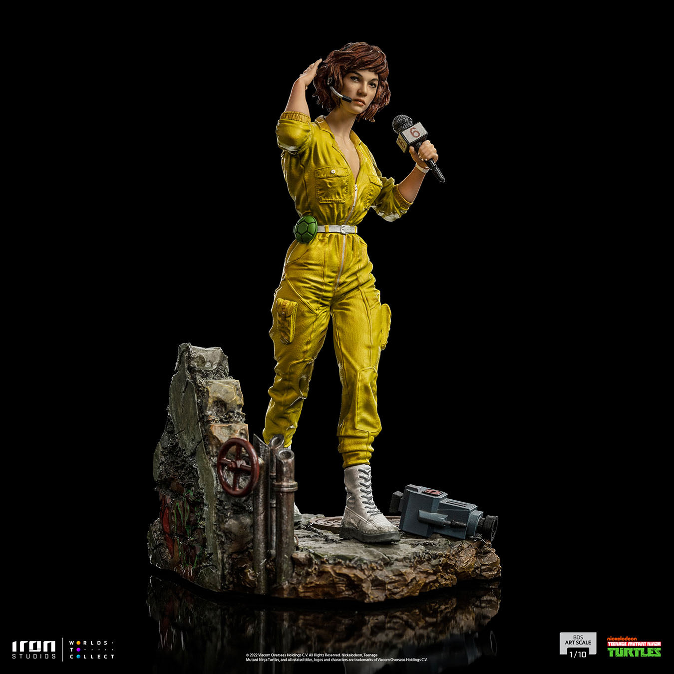 Statue April O`Neil - TMNT - BDS Art Scale 1/10 - Iron Studios
