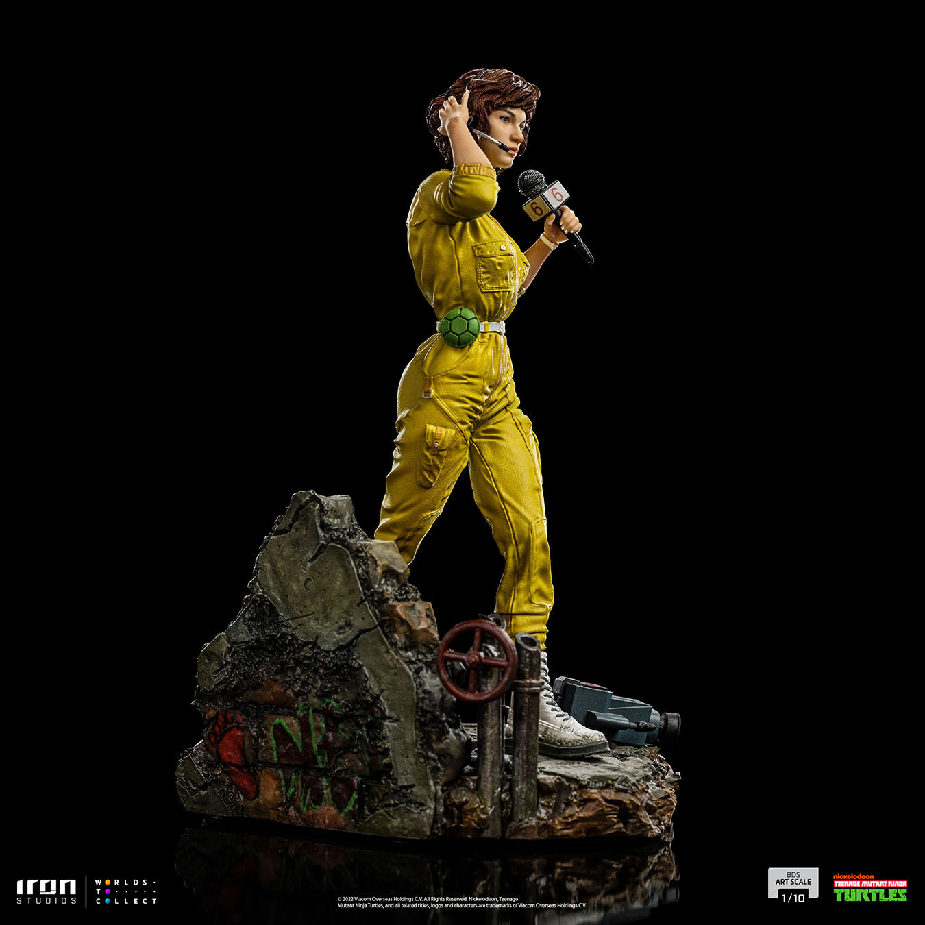 Statue April O`Neil - TMNT - BDS Art Scale 1/10 - Iron Studios