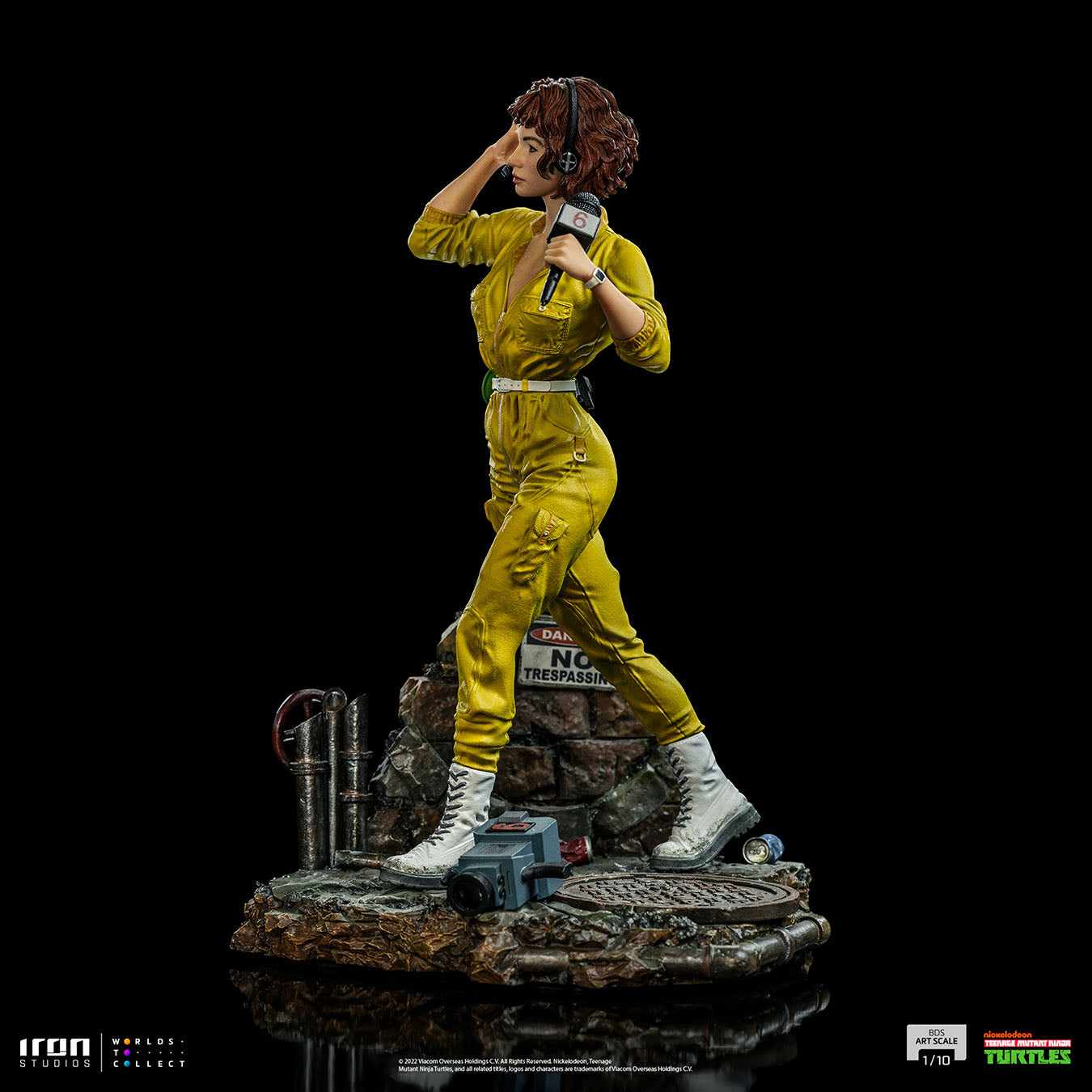 Statue April O`Neil - TMNT - BDS Art Scale 1/10 - Iron Studios