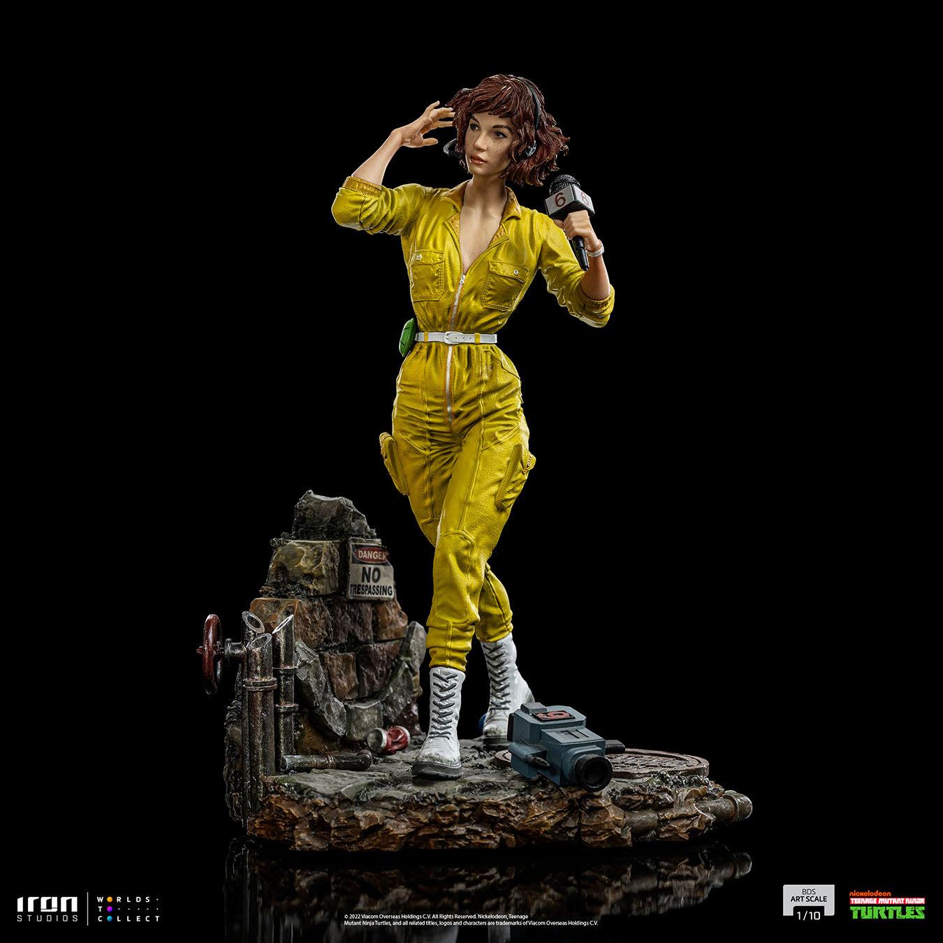 Statue April O`Neil - TMNT - BDS Art Scale 1/10 - Iron Studios