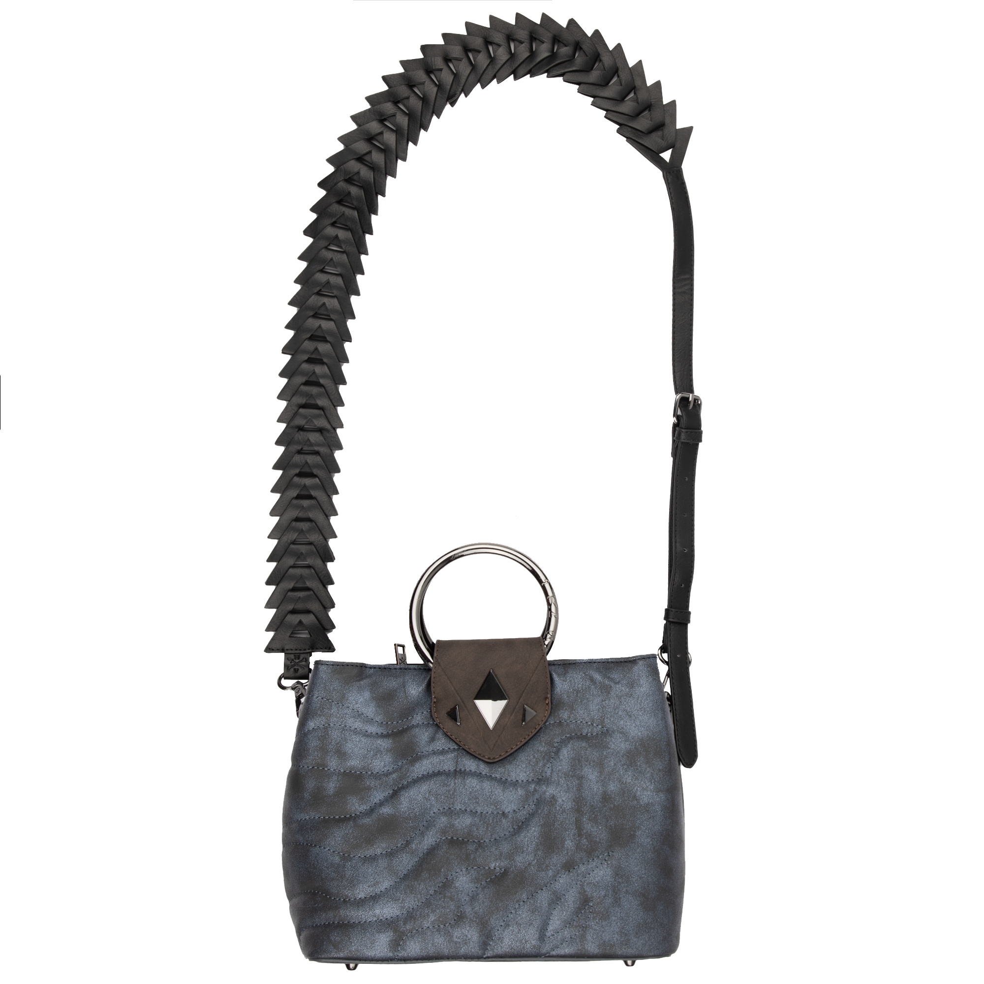 AHSOKA METAL HANDLE HANDBAG