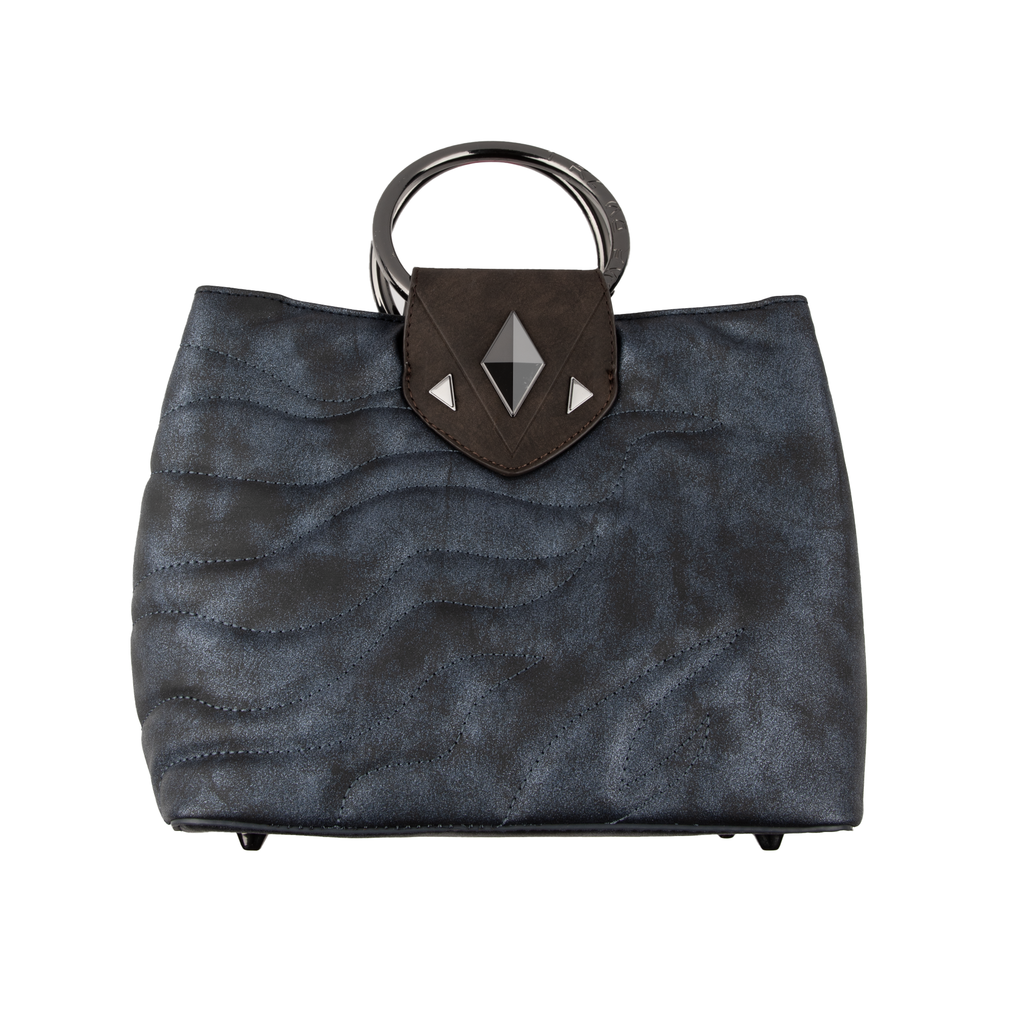 AHSOKA METAL HANDLE HANDBAG