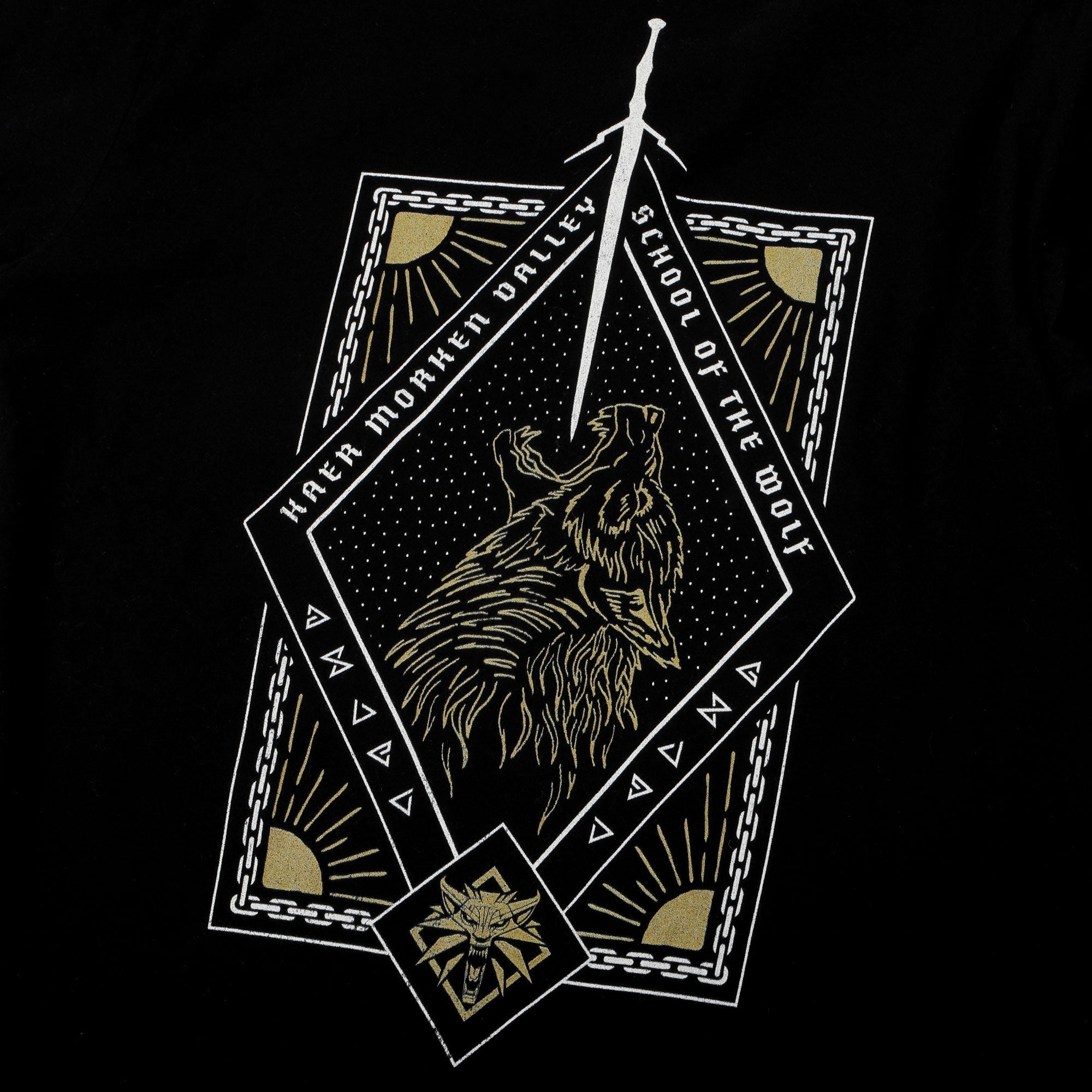 SCHOOL OF THE WOLF BLACK LONG SLEEVE