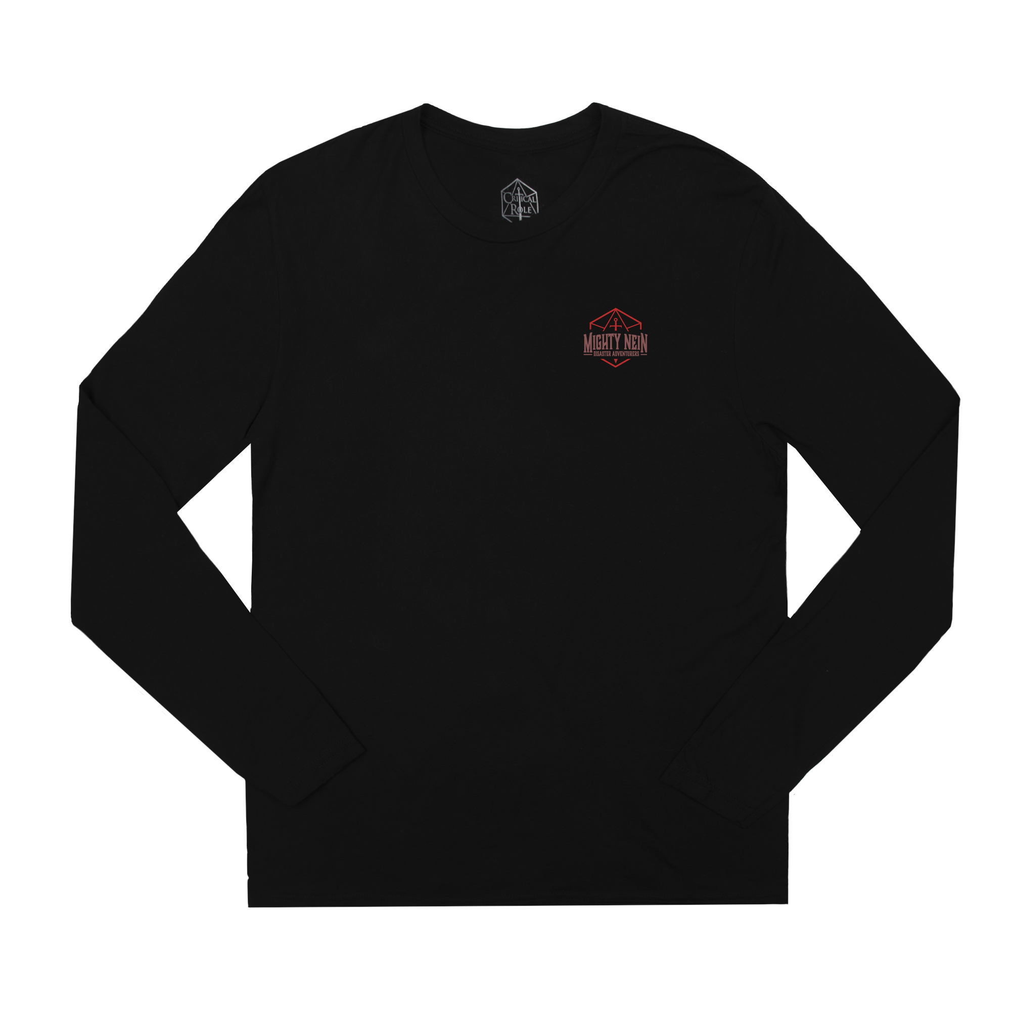 MIGHTY NEIN DISASTER ADVENTURES BLACK LONG SLEEVE