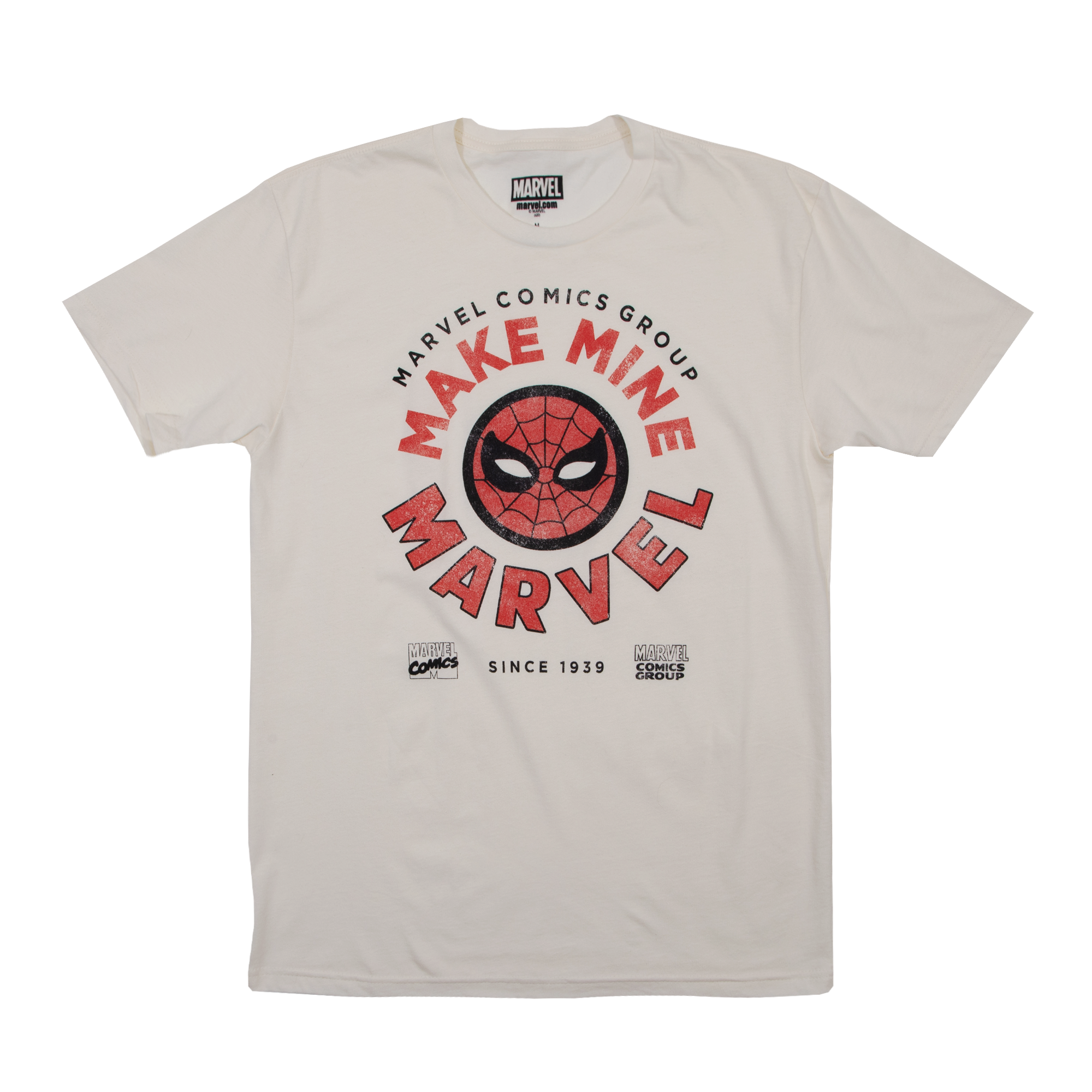 MARVEL COMICS VINTAGE SPIDEY NATURAL TEE