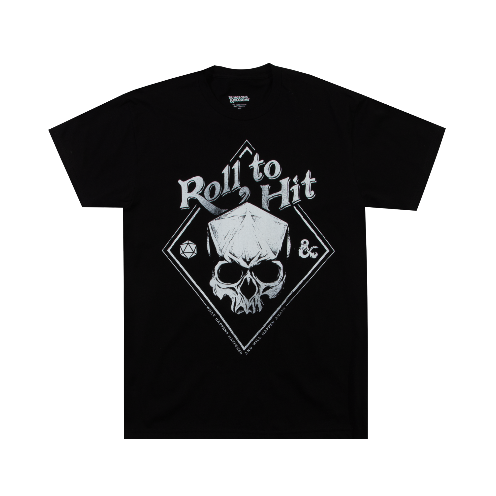 D&D ROLL TO HIT BLACK TEE