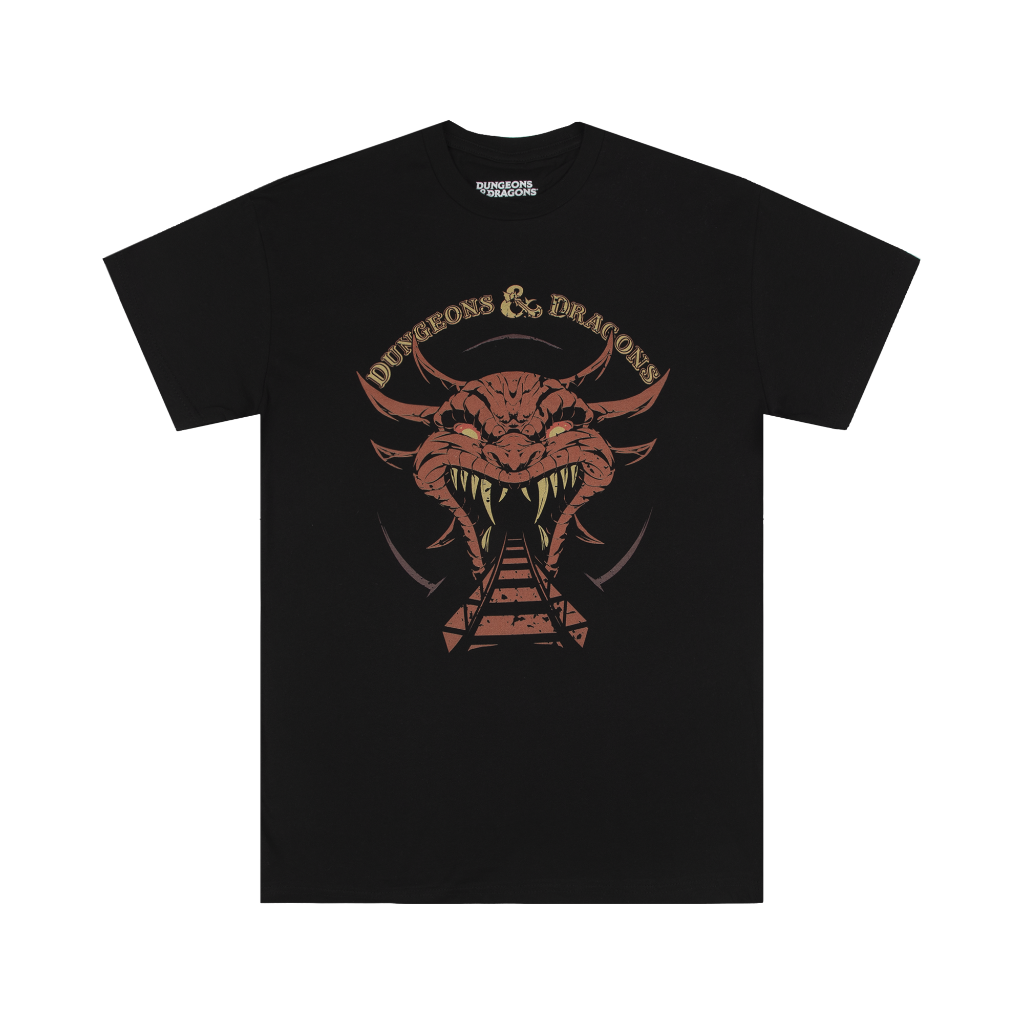 DRAGON MOUTH CAROUSEL BLACK TEE