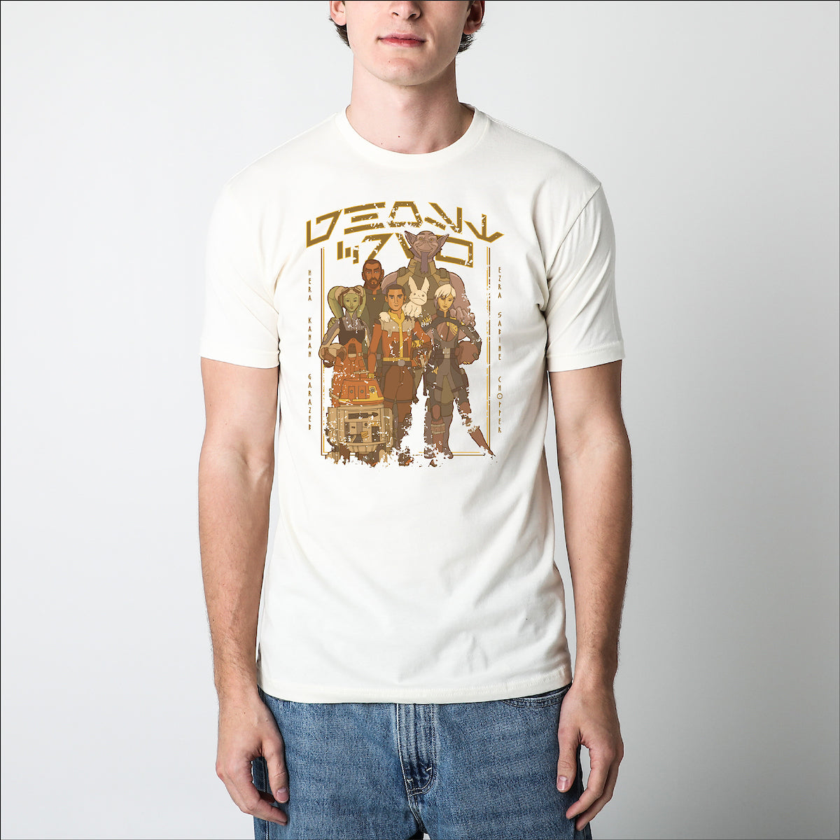 GHOST CREW MURAL NATURAL TEE