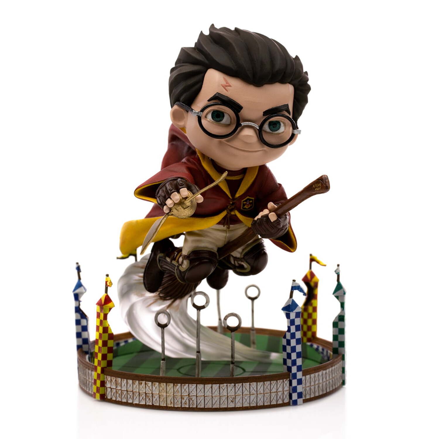 Statue Harry Potter at the Quiddich Match - Harry Potter - MiniCo Illusion - Iron Studios