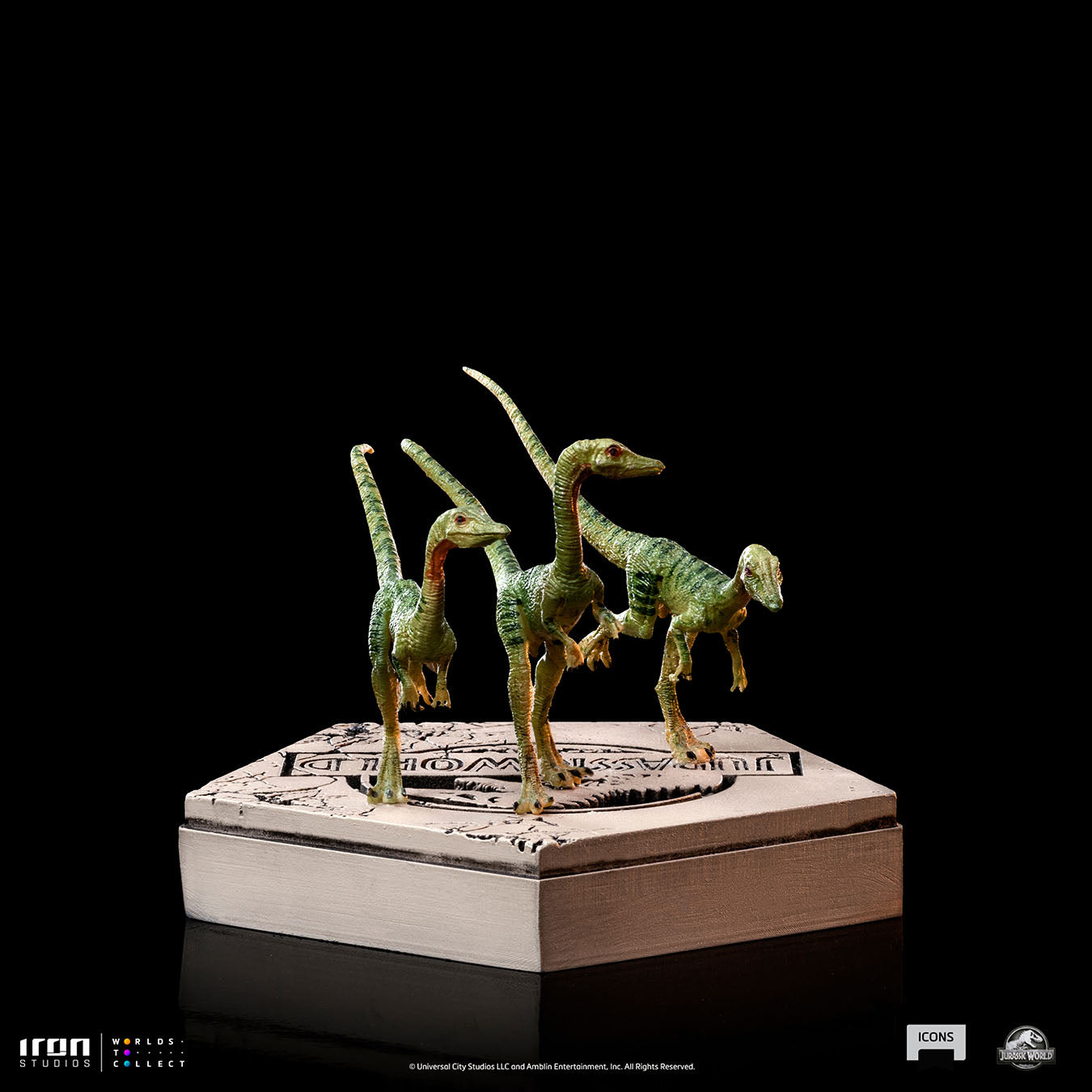 Statue Compsognathus - Jurassic World - Icons - Iron Studios