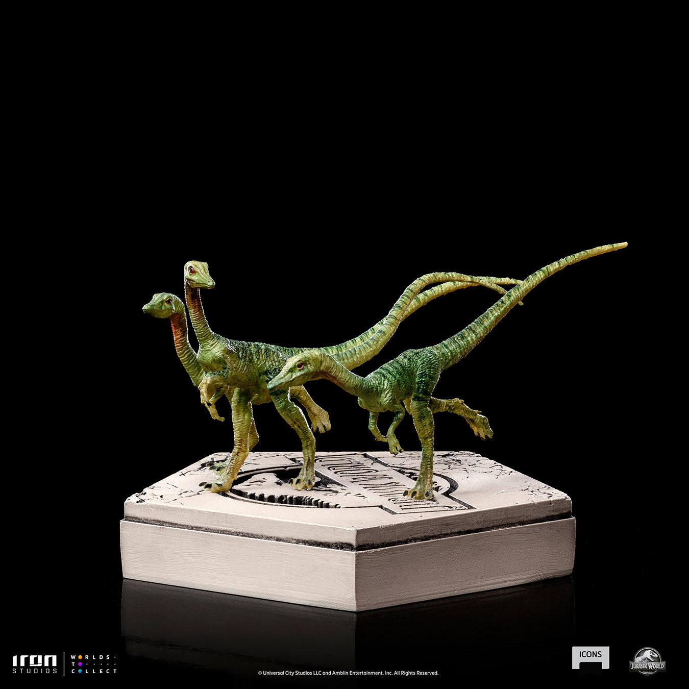 Statue Compsognathus - Jurassic World - Icons - Iron Studios