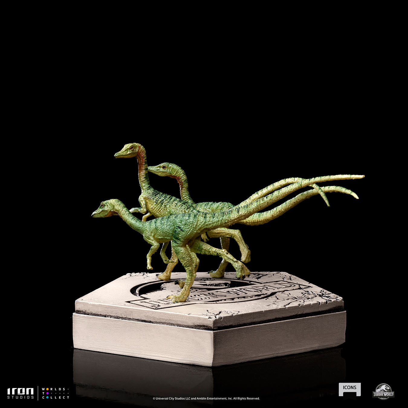 Statue Compsognathus - Jurassic World - Icons - Iron Studios