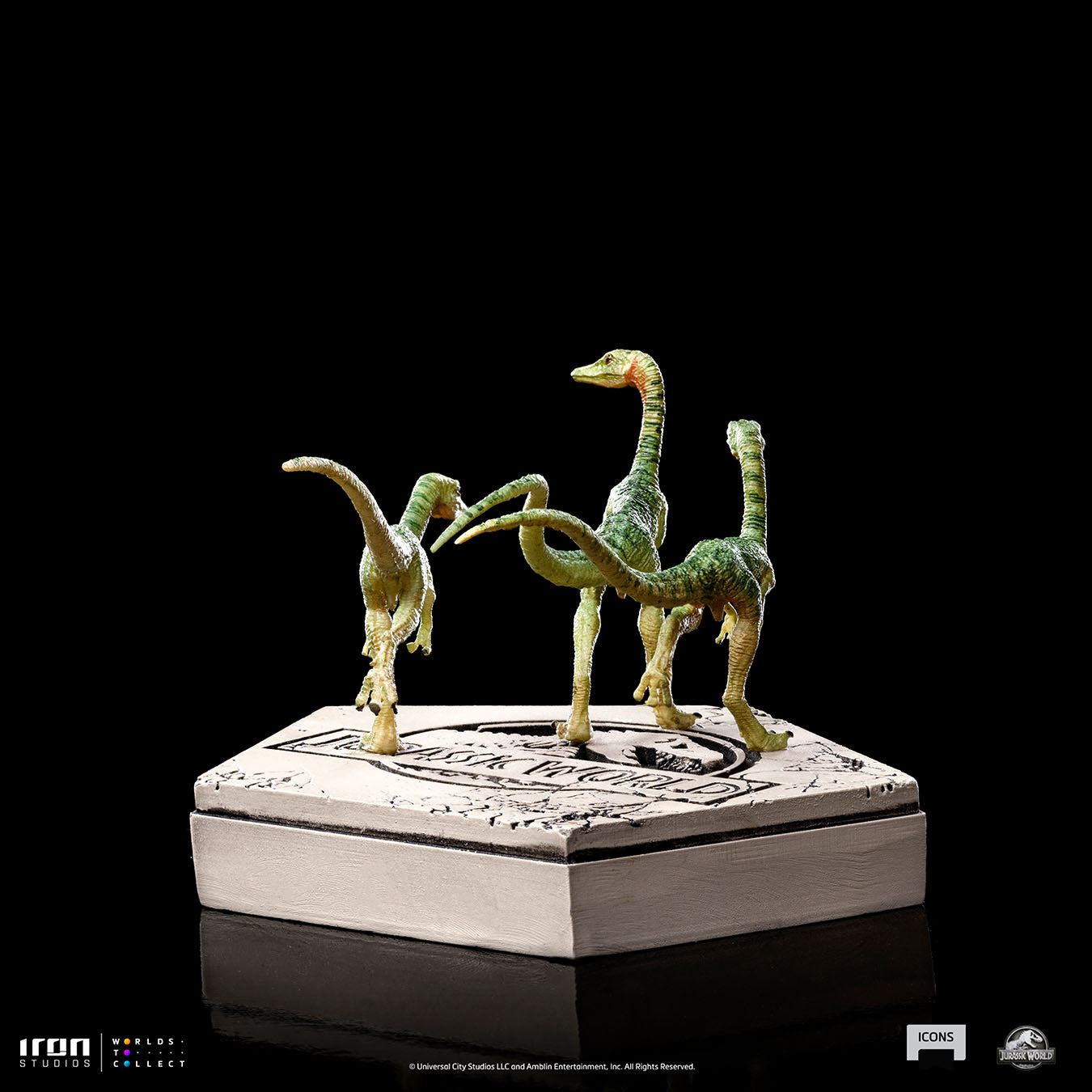 Statue Compsognathus - Jurassic World - Icons - Iron Studios