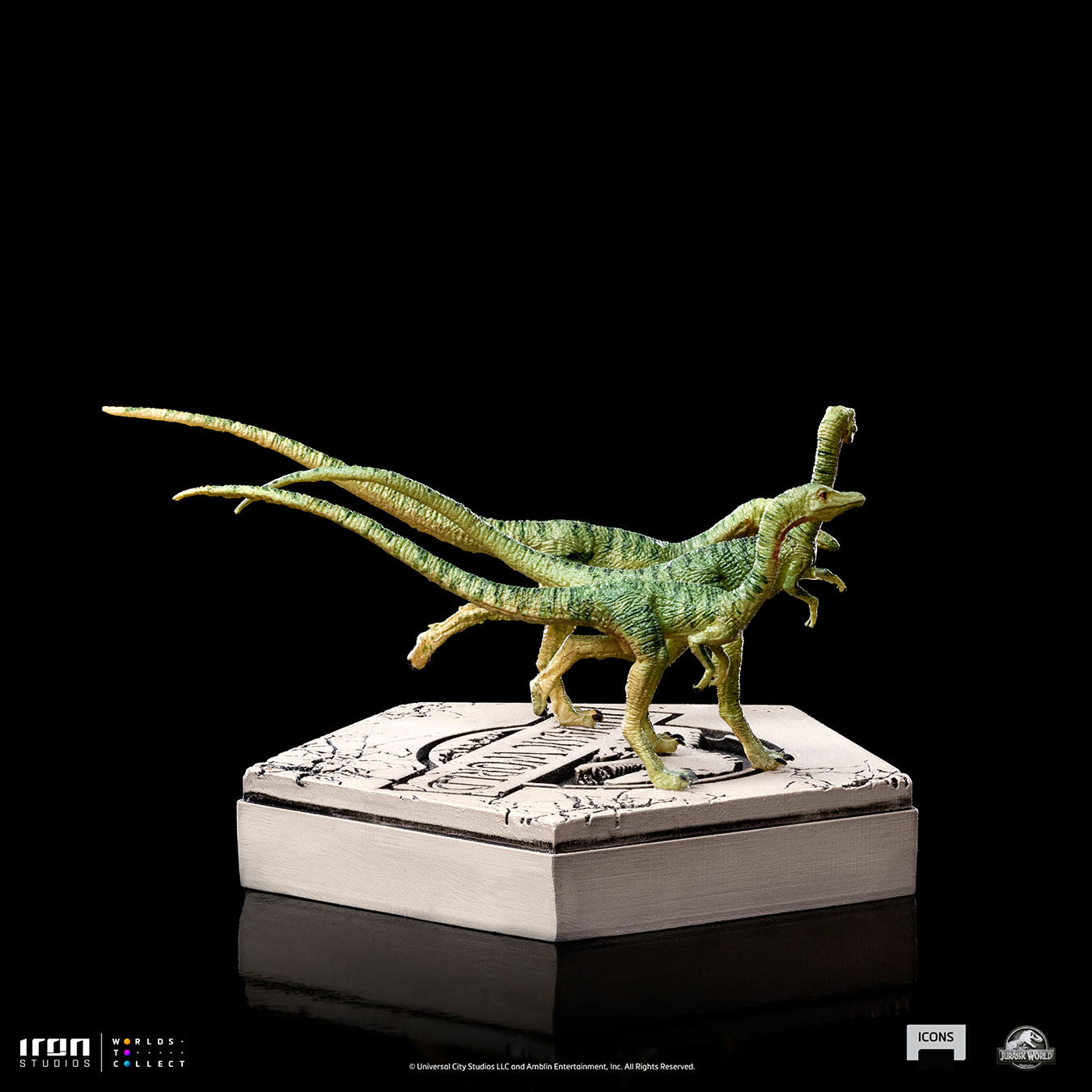 Statue Compsognathus - Jurassic World - Icons - Iron Studios