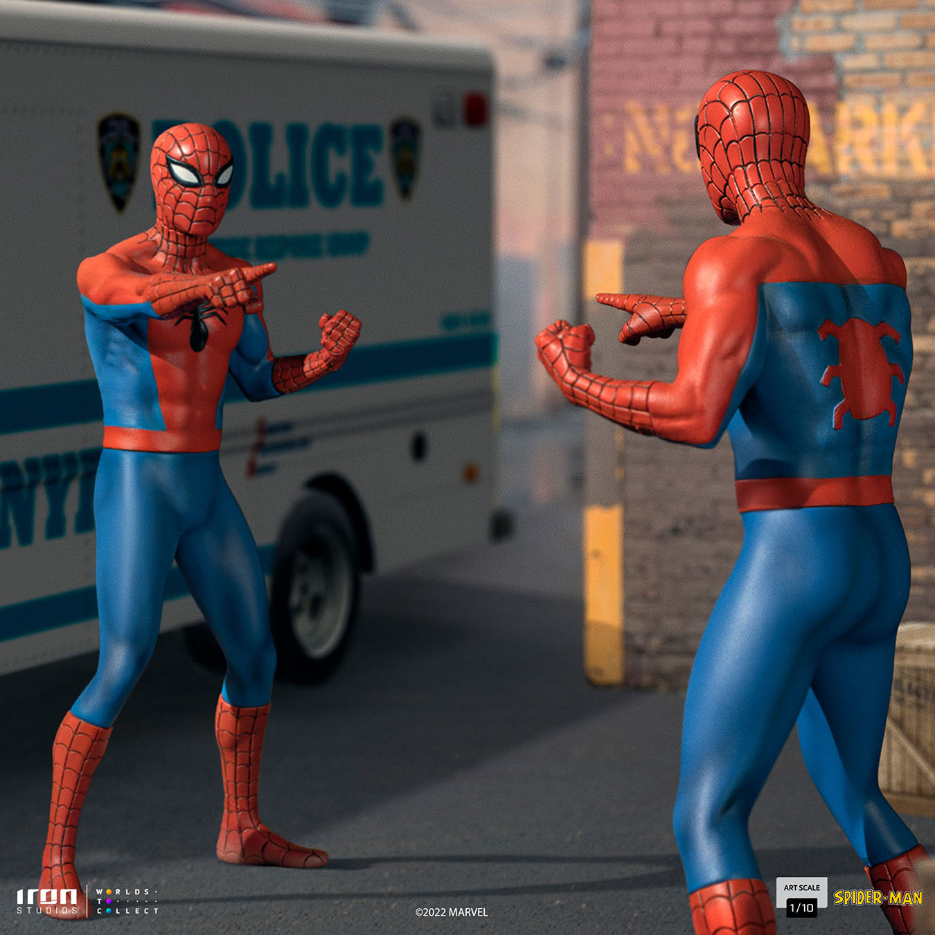 Statue Spider-Man `60s - Animated Series - Art Scale 1/10 - Iron Studios